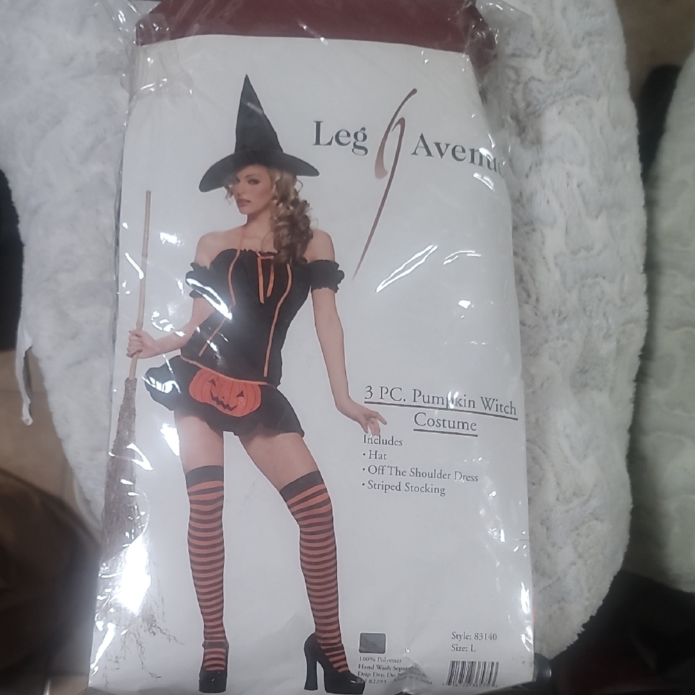 Leg Avenue Black and Orange Witch Costume